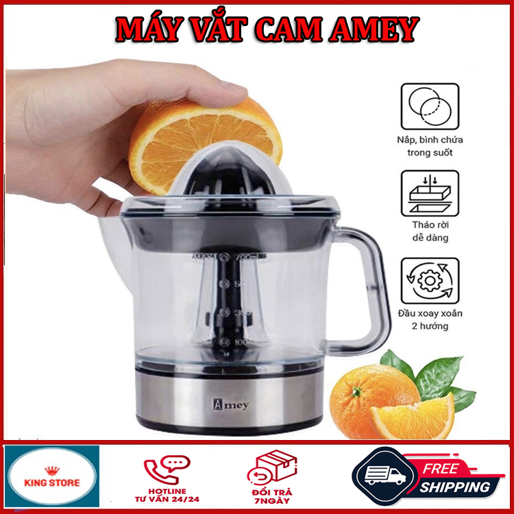 Máy vắt cam tự động Amey, máy ép cam dung tích 700ml, máy vắt cam bằng điện công suất 40w, máy vắt nước cam tự động, máy xay sinh tố cầm tay, máy ép trái cây đa năng, máy ép hoa quả, máy ép chậm