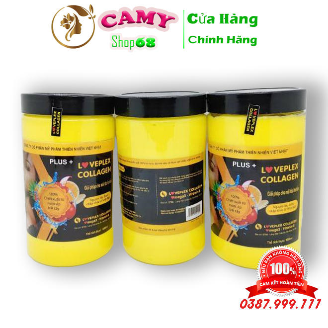 Collagen men sống loveplex collagen 1000ml chính hãng camy shop68