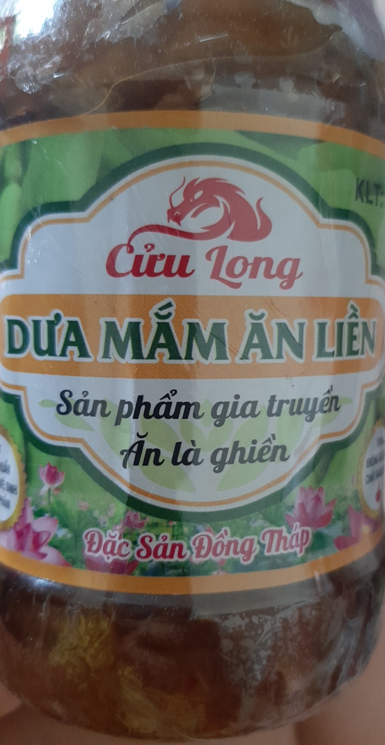 Mắm dưa gang trộn sẵn-ăn liền