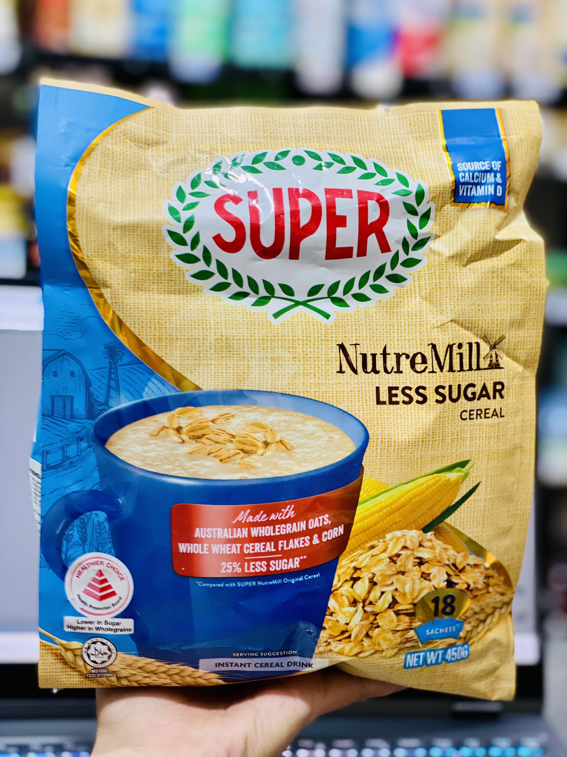 NUTREMILL LESS SUGAR CEREAL