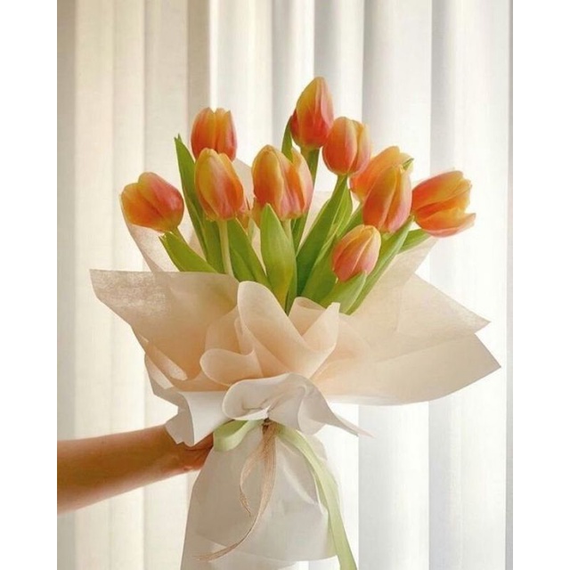 Giấy mếch tập bó hoa