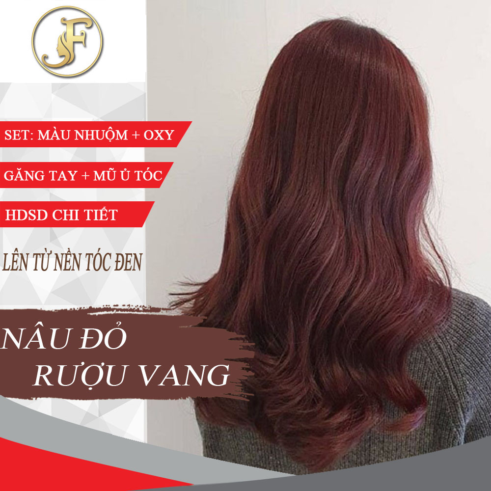 Thuốc nhuộm tóc màu nâu trầm ánh đỏ tía là sự lựa chọn tuyệt vời cho những ai muốn thử nghiệm một màu tóc mới mẻ nhưng vẫn giữ được tính hiện đại và cá tính. Hãy cùng xem hình ảnh để biết thêm chi tiết về nhuộm tóc này.