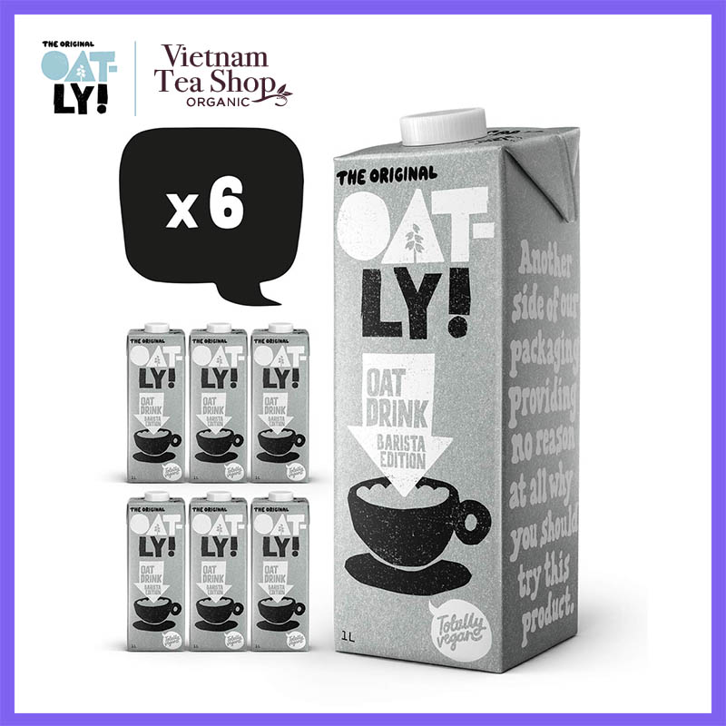 OATLY! Sữa yến mạch Oatly Oat Drink Barista Edition (6 x 1L)