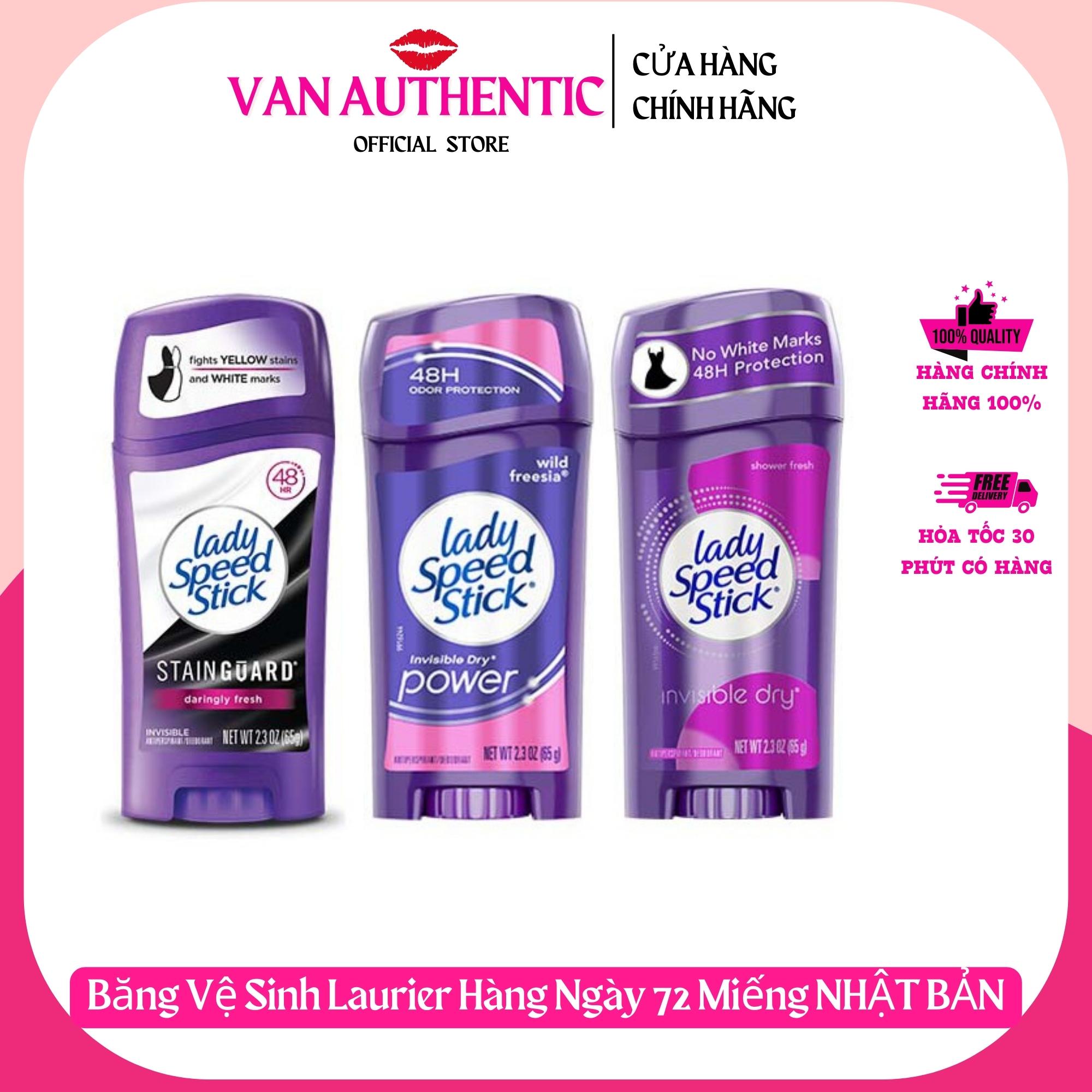 Lăn khử mùi nữ dạng sáp lady speed stick