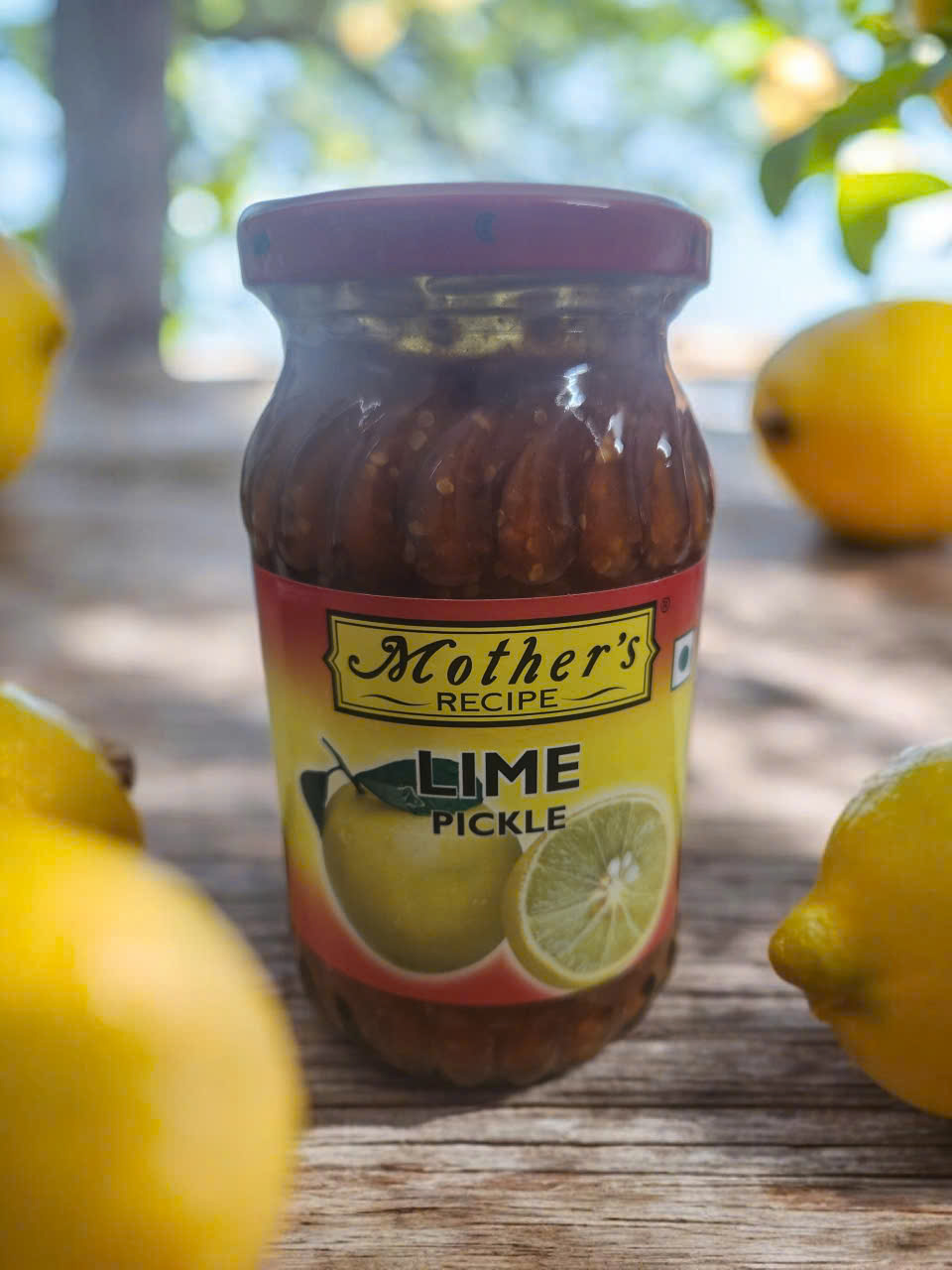 MOTHER'S LIME PICKLE 400GR  Chanh ngâm chua Ấn Độ MOTHERS Lime Pickle 400gr