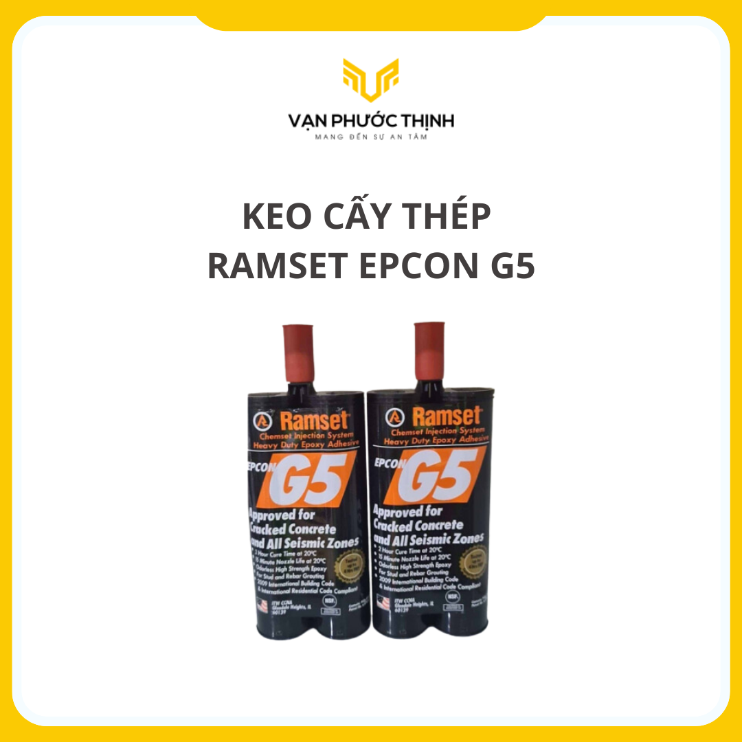 Keo Khoan Cấy Thép - Ramset Epcon G5 650ml ( CÓ BÁN KÈM SÚNG BẮN KEO)