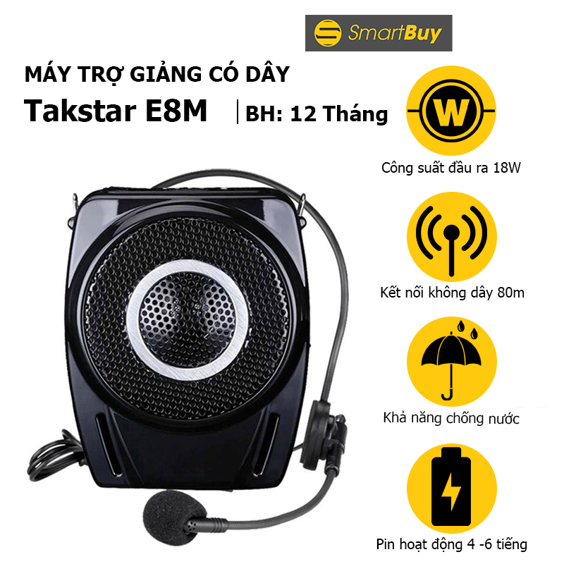 Máy trợ giảng có dây Takstar E8M - Hàng chính hãng