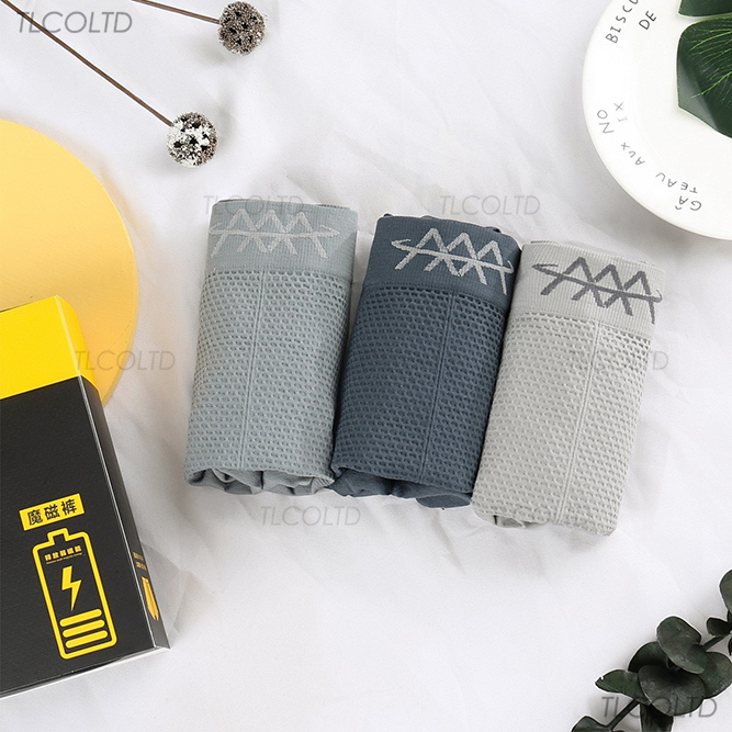 Quần lót nam boxer AAA COMBO 3 QUẦN dệt kim cao cấp co giãn 4 chiều freesize nhiều màu