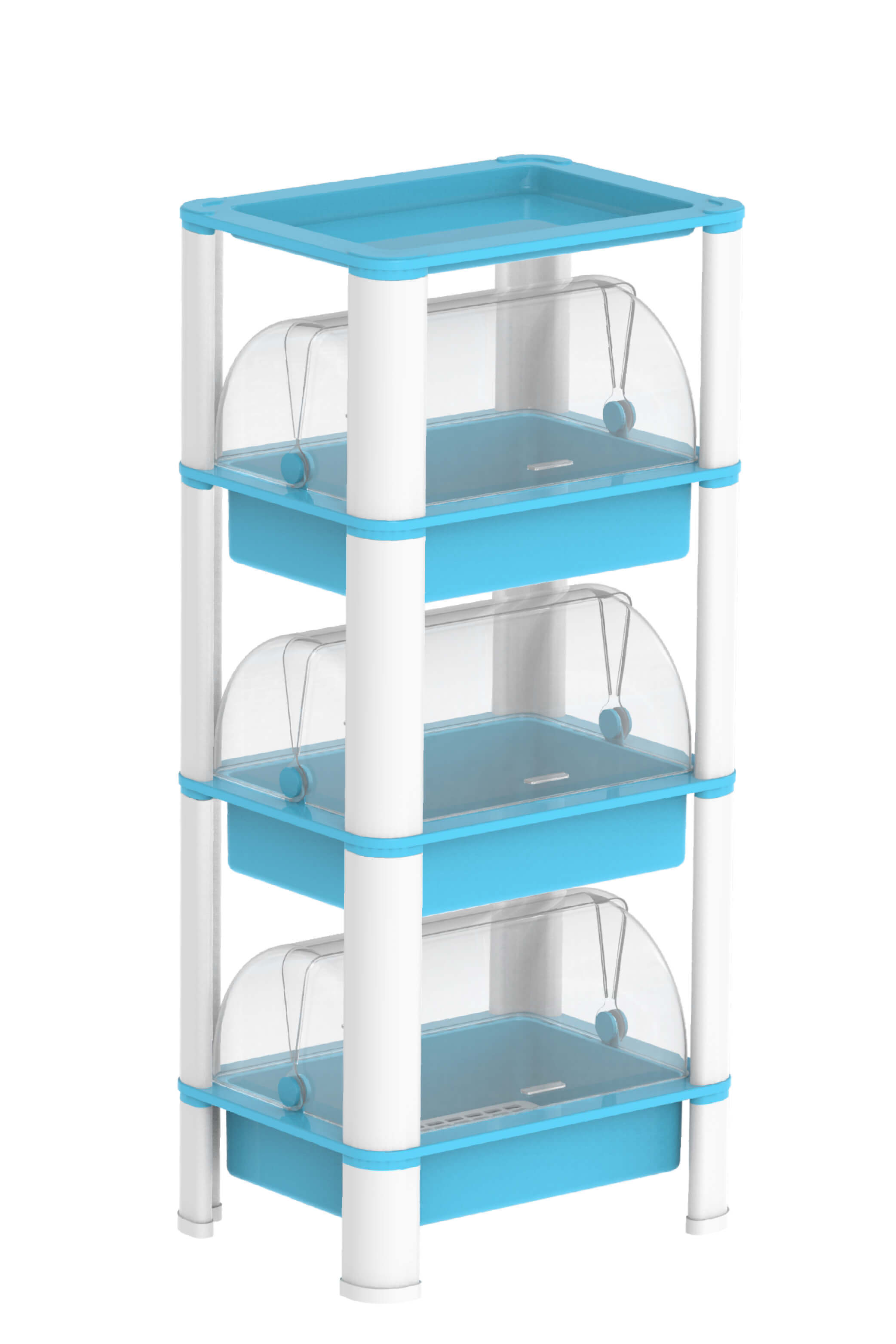 KỆ CHÉN NHỰA CÓ NẮP CAO CÂP ĐẠI ĐỒNG TIẾN [N1624]