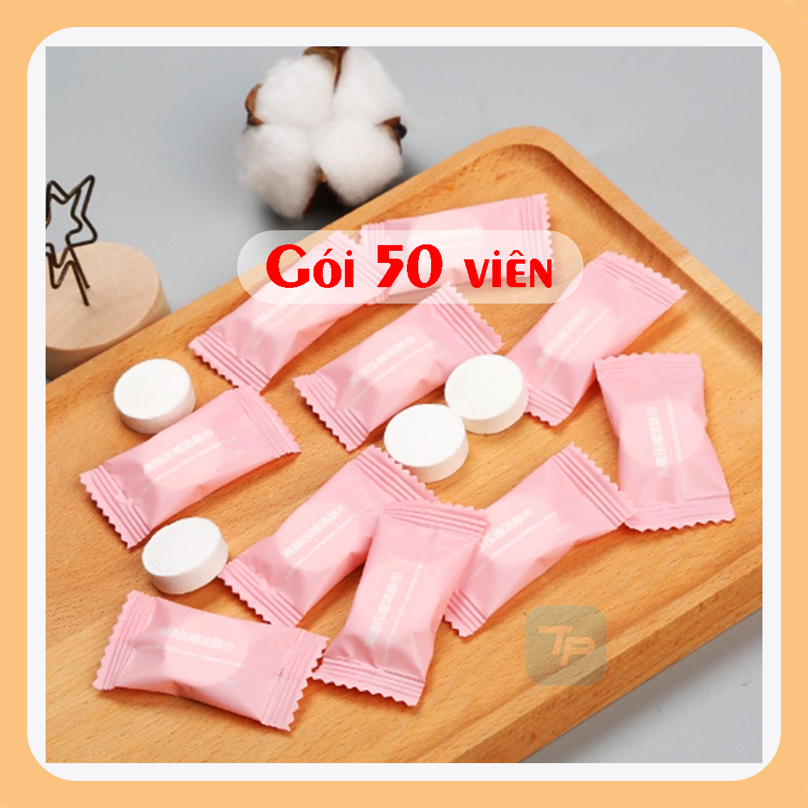 GÓI 50 VIÊN KHĂN GIẤY NÉN