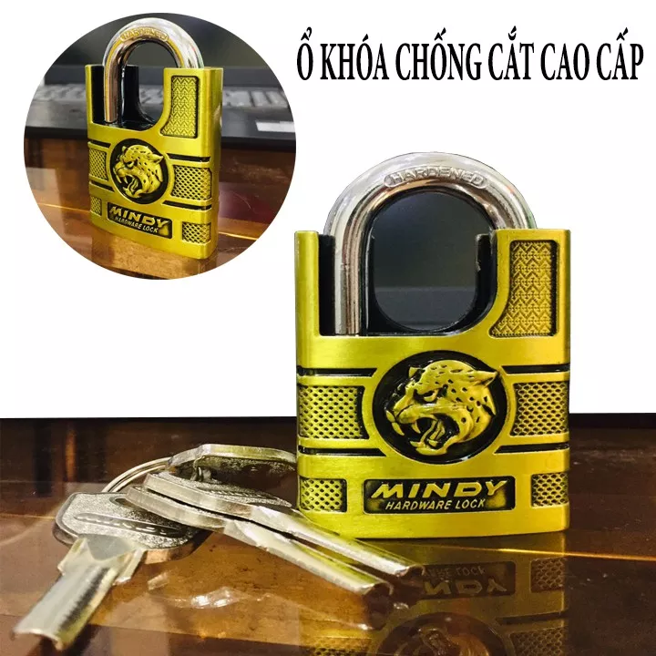 Ổ khóa chống cắt Mindy 6F (60mm) hàng tốt