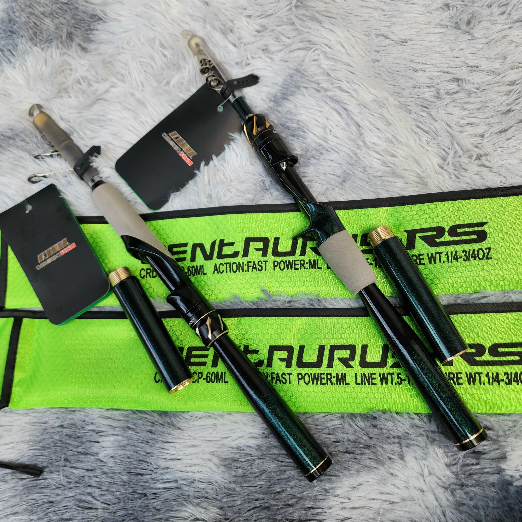 CẦN LURE RÚT GỌN Cemreo - RS - ĐỘ CỨNG ML CHẤT LIỆU CACBON THU GỌN 37CM NGANG VỚI ĐỨNG