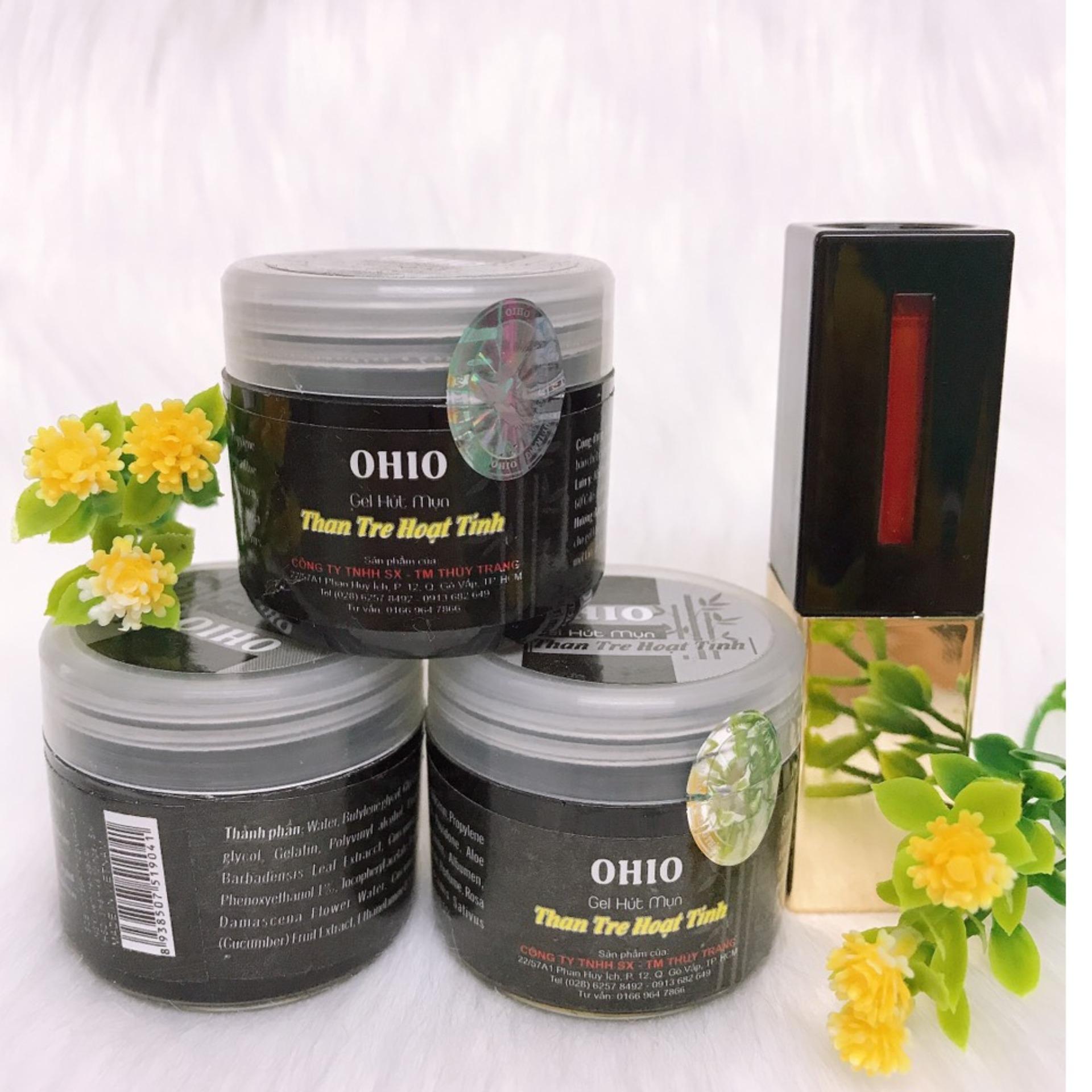 Gel Lột Mụn Than Tre Hoạt Tính OHIO - Hút Tận Gốc Mụn Chỉ, Mụn Cám, Mụn Trứng Cá