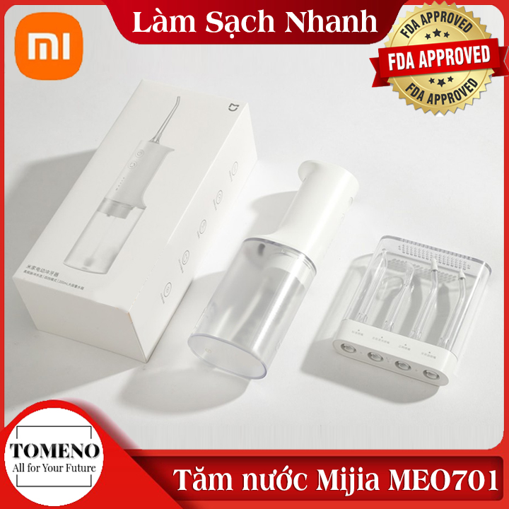 ( Bảo hành chính hãng 12 tháng )  Tăm Nước vệ sinh răng miệng Xiaomi Mijia MEO701 áp lực nước lên tới 140PSI , Máy tăm nước xiaomi mijia , Tăm nước chính hãng , tăm nước vệ sinh răng miệng
