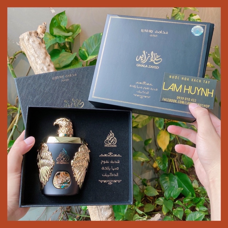 Nước hoa dubai đại bàng vàng ghala zayed luxury gold 100ml