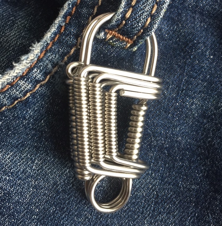 Móc Khóa Inox 304 Uốn 3 lớp