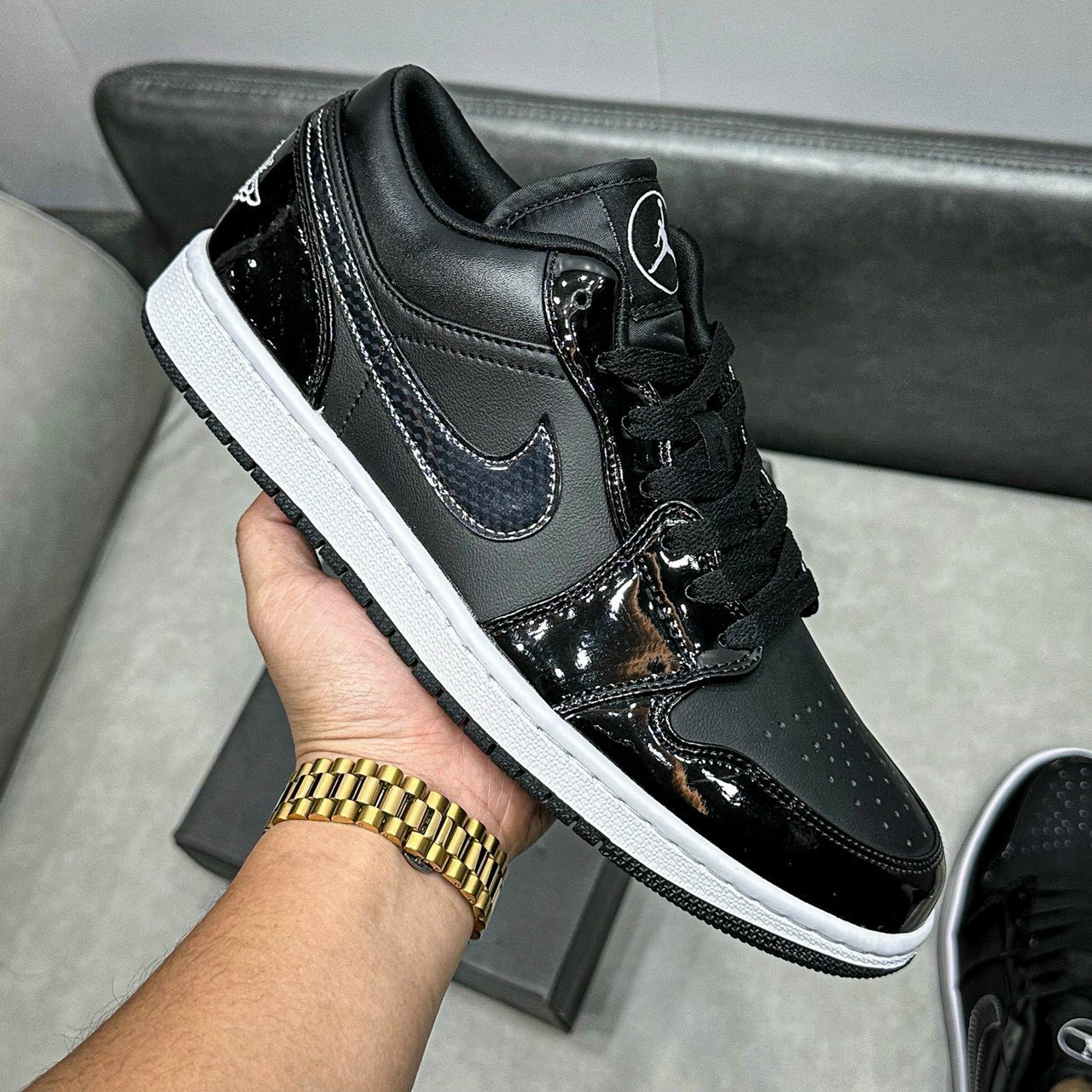 Giày sneaker Jd 1 low carbon xách tay