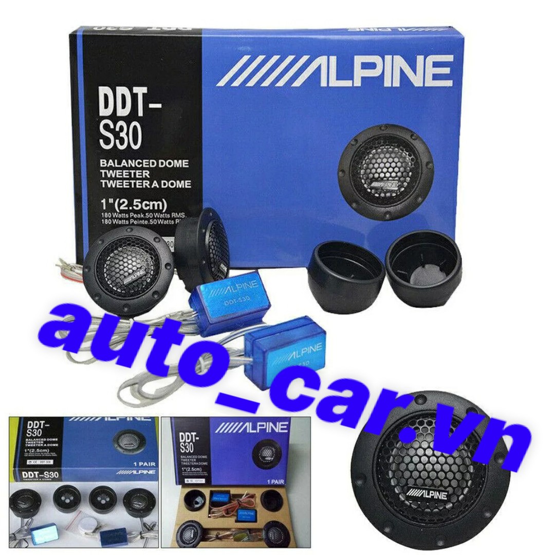 [HCM]LOA CHÉP ALPINE CHO XE OTO DDT-S30