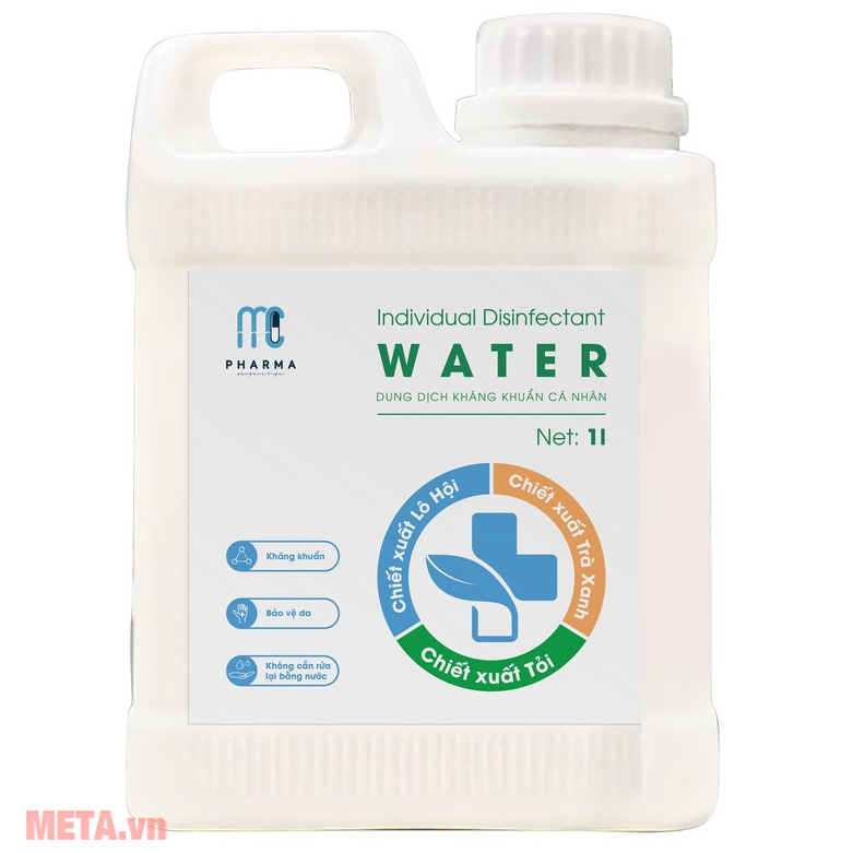 [HCM][HỖ TRỢ MÙA DỊCH] Nước diệt khuẩn Pharma 1 lít - Diệt 99.99% vi khuẩn bám trên tay và các bề mặt vật dụng đồ vật tiếp xúc - Dung dịch khử trùng y tế cá nhân - Dung dịch rửa tay khô sát khuẩn - Nước rửa tay