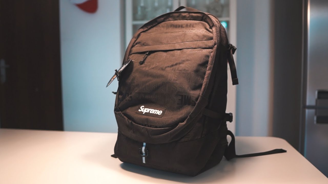 Ba lô supreme ss19 backpack ba lô đi học nam nữ