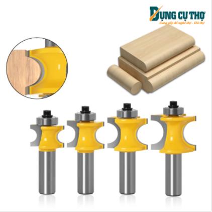 Mũi soi gỗ phay chỉ tròn, soi bo 1 nửa đường tròn, bo mép cạnh