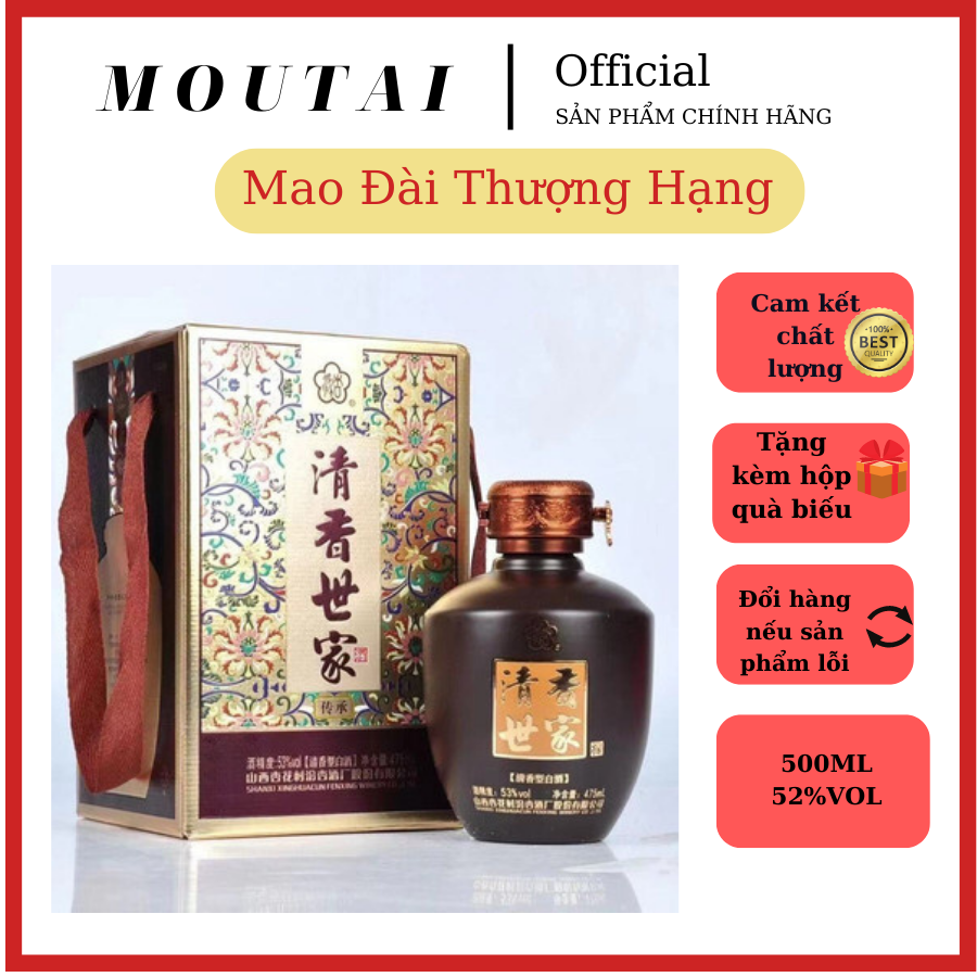 Mao đài phượng hoàng thổ MOUTAi vị lừng danh 500ml