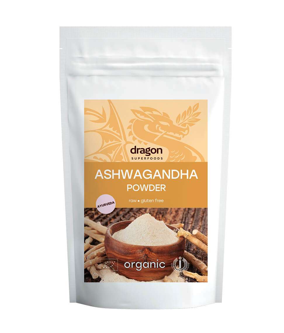 Bột nhân sâm Ấn Độ hữu cơ Dragon Superfoods Organic Ashwagandha Powder -