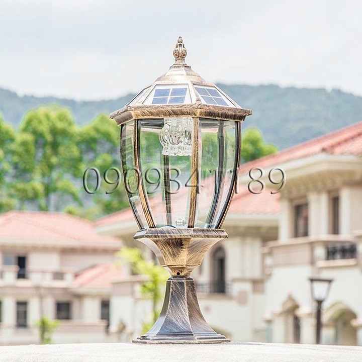 Đèn trụ cổng năng lượng mặt trời habali