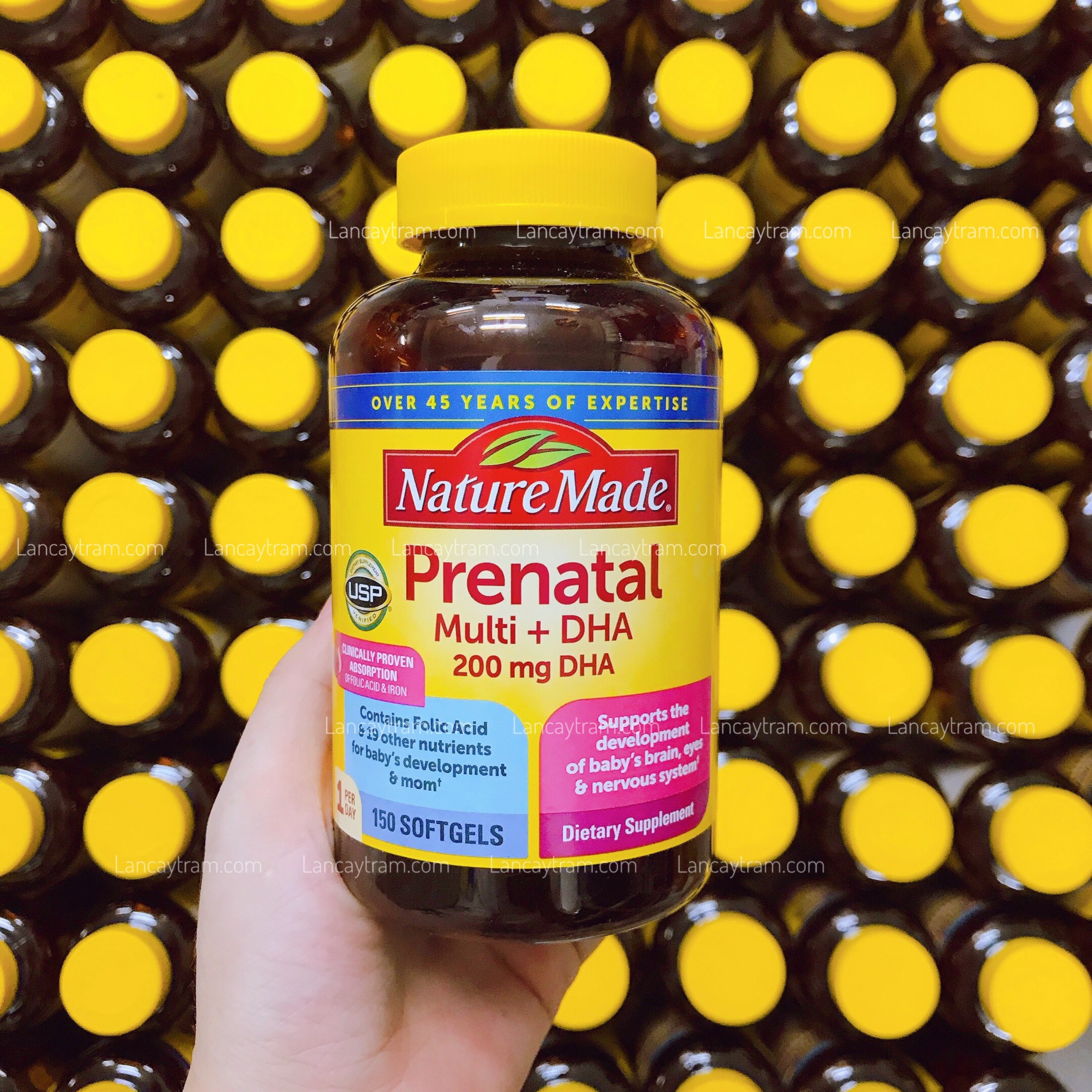 Vitamin cho bà bầu Nature Made Prenatal Multi DHA 150 viên