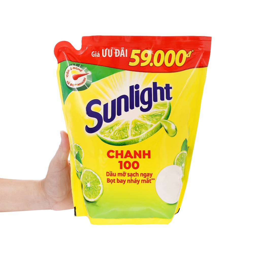 Nước rửa chén bát 2.6kg sunlight hương chanh - giá sỉ tại - giá tốt 168