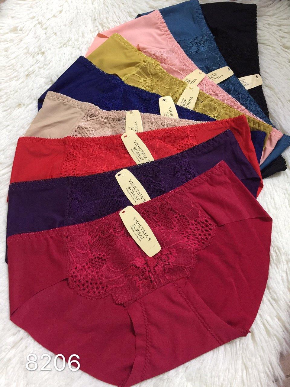Set 05 Quần Lót Nữ Su Pha Ren Chất Đẹp (8206) 79D89