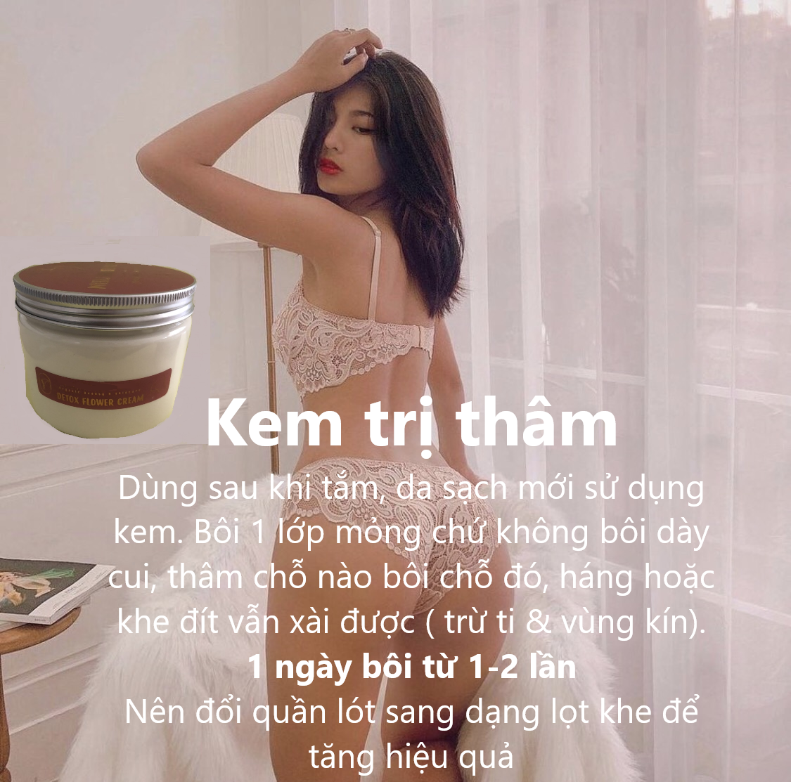 KEM TRI THAM MONG/ KEM TRI THÂM MÔNG NGUỒN GỐC TỪ THIÊN NHIÊN ( TẶNG TẨY TẾ BÀO CHẾT CÀ PHÊ - SCRUB DETOX)