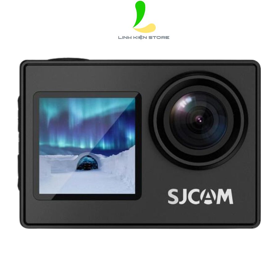 Camera hành trình Sjcam SJ4000 Dual Screen 4K - Máy quay hành động 2 màn hình quay liên tục lên đến 70 phút