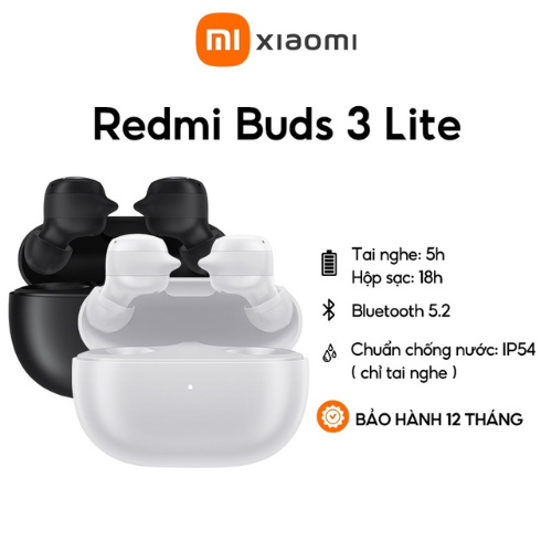 Tai nghe Bluetooth Xiaomi Redmi Buds 4 Lite - Hàng Chính hãng