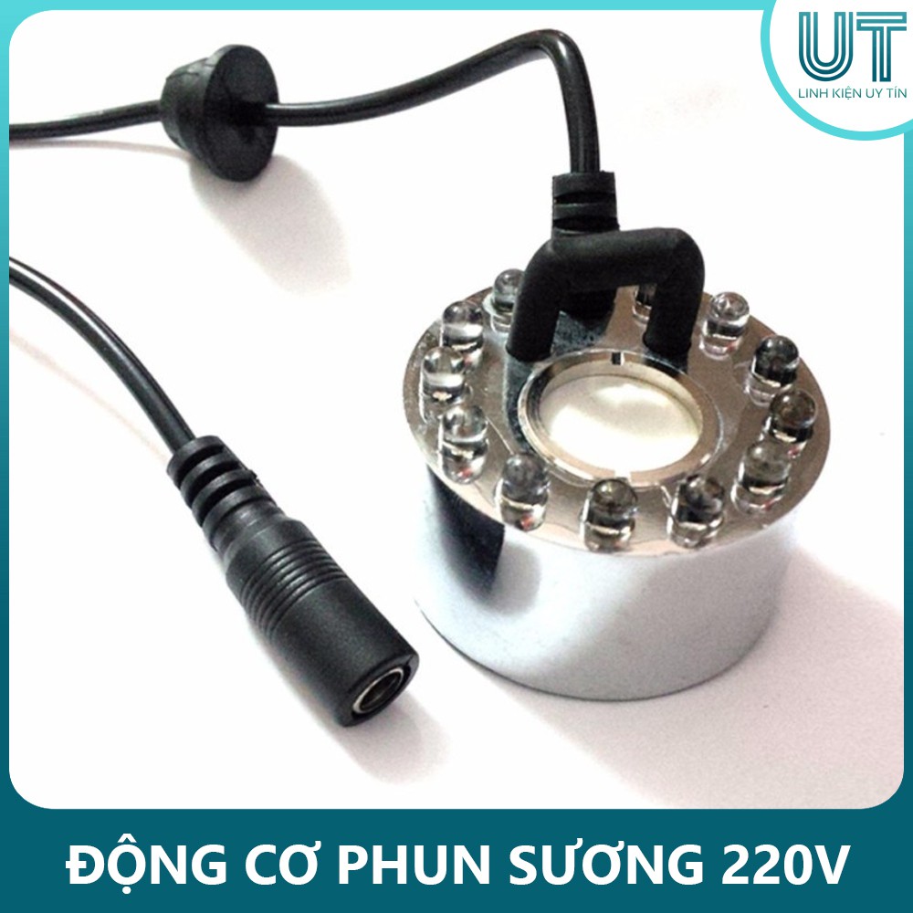 Động cơ phun sương tạo hơi nước 12 led - 24v