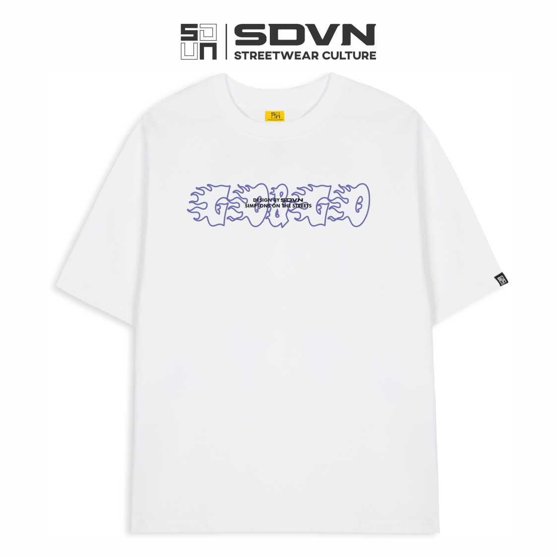 Áo Thun Unisex Form rộng - Brand Chính Hãng SDVN - Simpsonsss