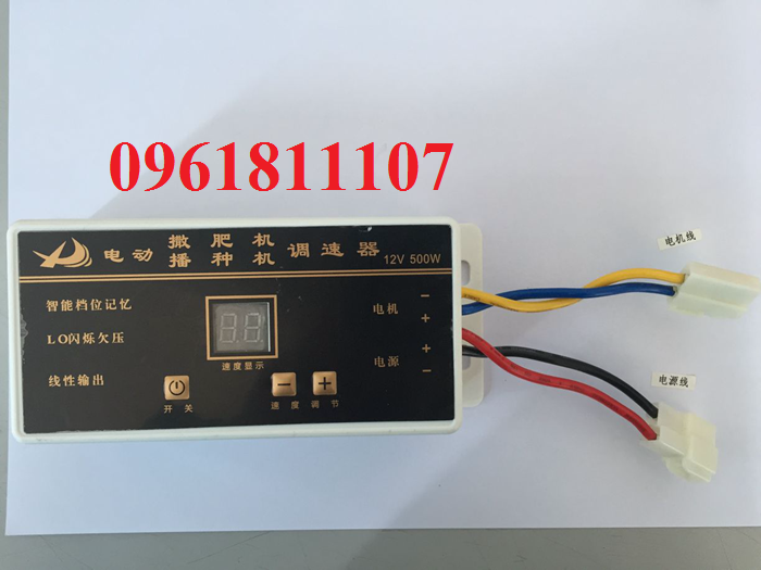 Bộ điều tốc 12v 500w cho motor có chổi than, bộ điều tốc motor giảm tốc 12V, điều tốc động cơ 12V