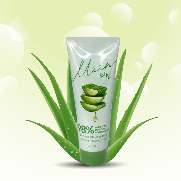 Gel dưỡng ẩm da nha đam miin 98% aloe vera moisture & soothing gel