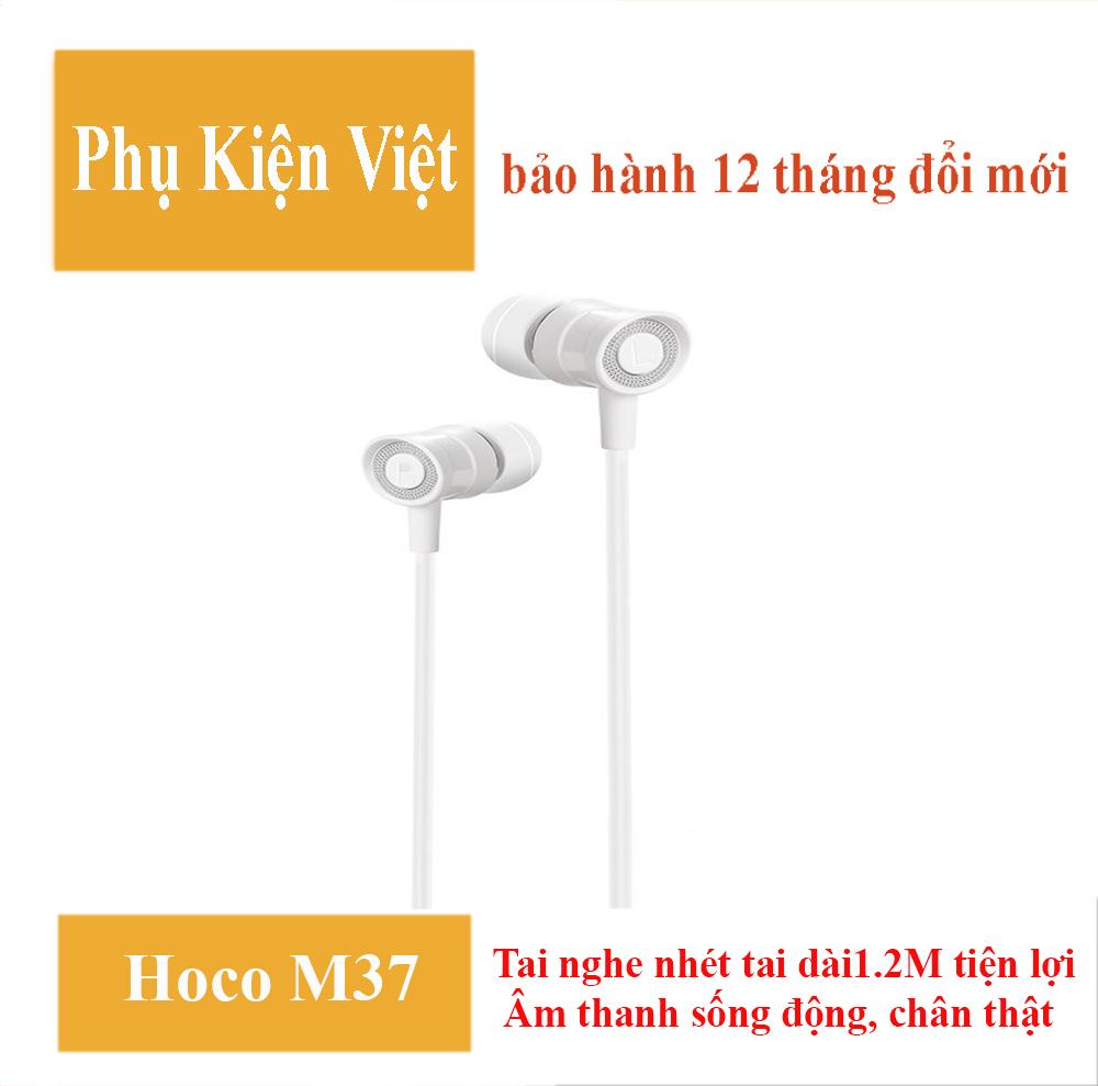 Tai nghe nhét tai hoco m37 dài 1.2m tiện lợi