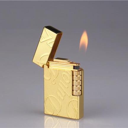 Bật lửa gas thường kiểu Dupont dập nổi chữ Dupont