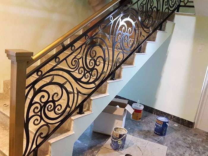 mẫu cầu thang sắt cnc