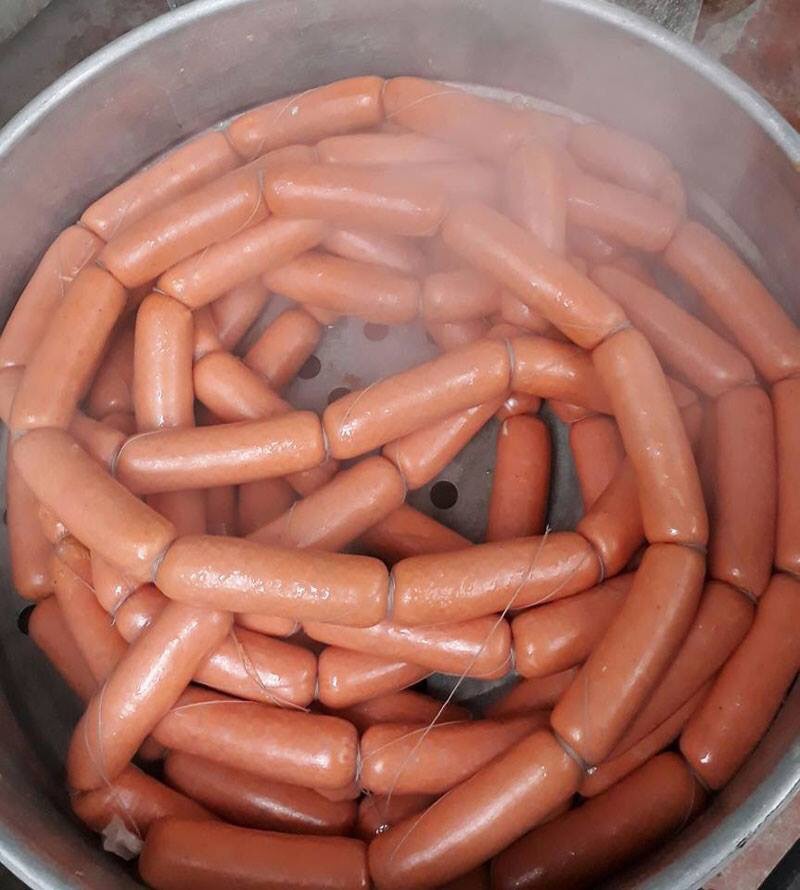 Combo bộ làm xúc xích, vỏ, gia vị hương xúc xích Đức