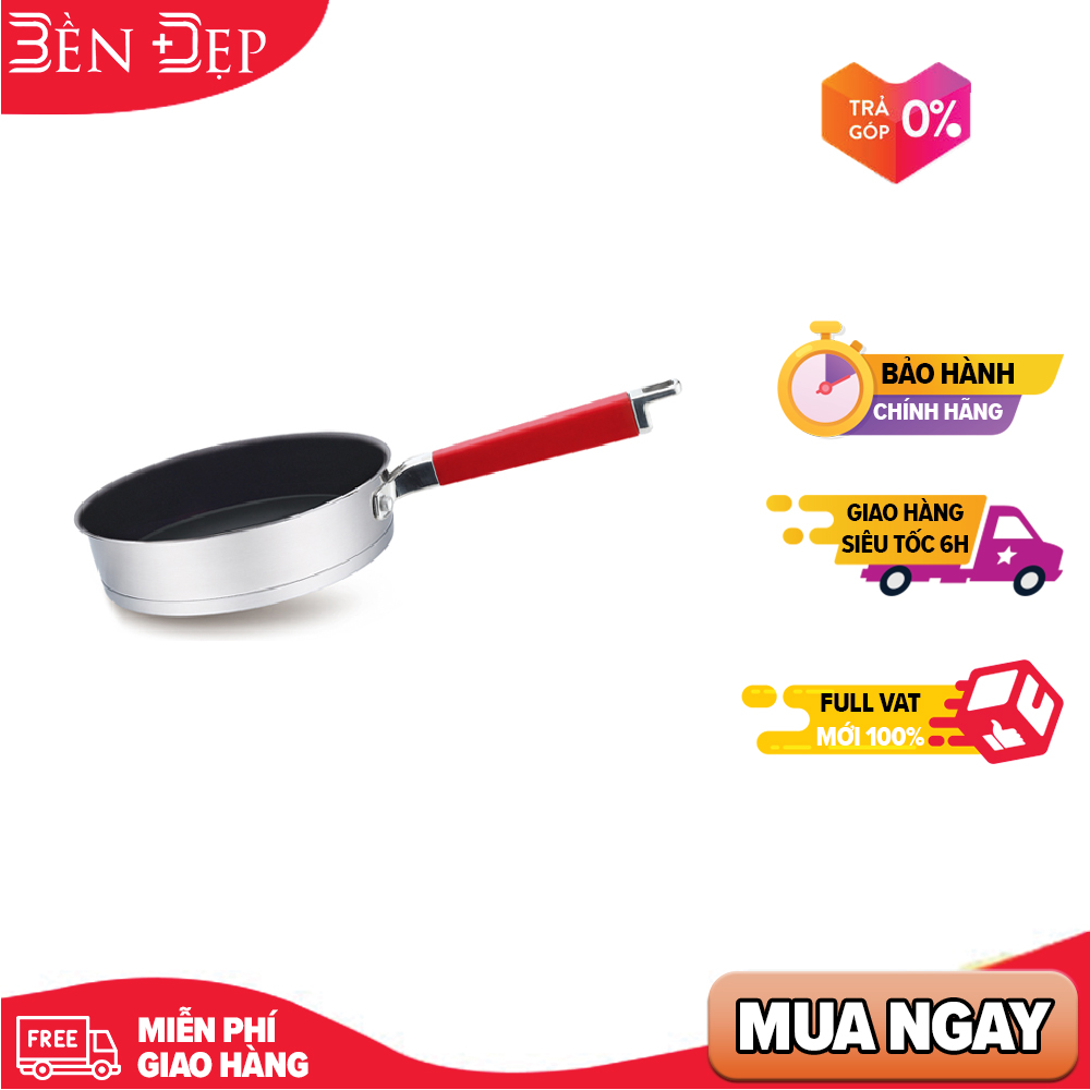 Chảo chống dính inox 304 elmich red velvet 20cm el3249