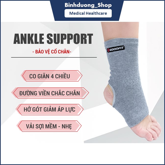Bó gót chân, bảo vệ cổ chân GoodFit GF616A vớ thế thao