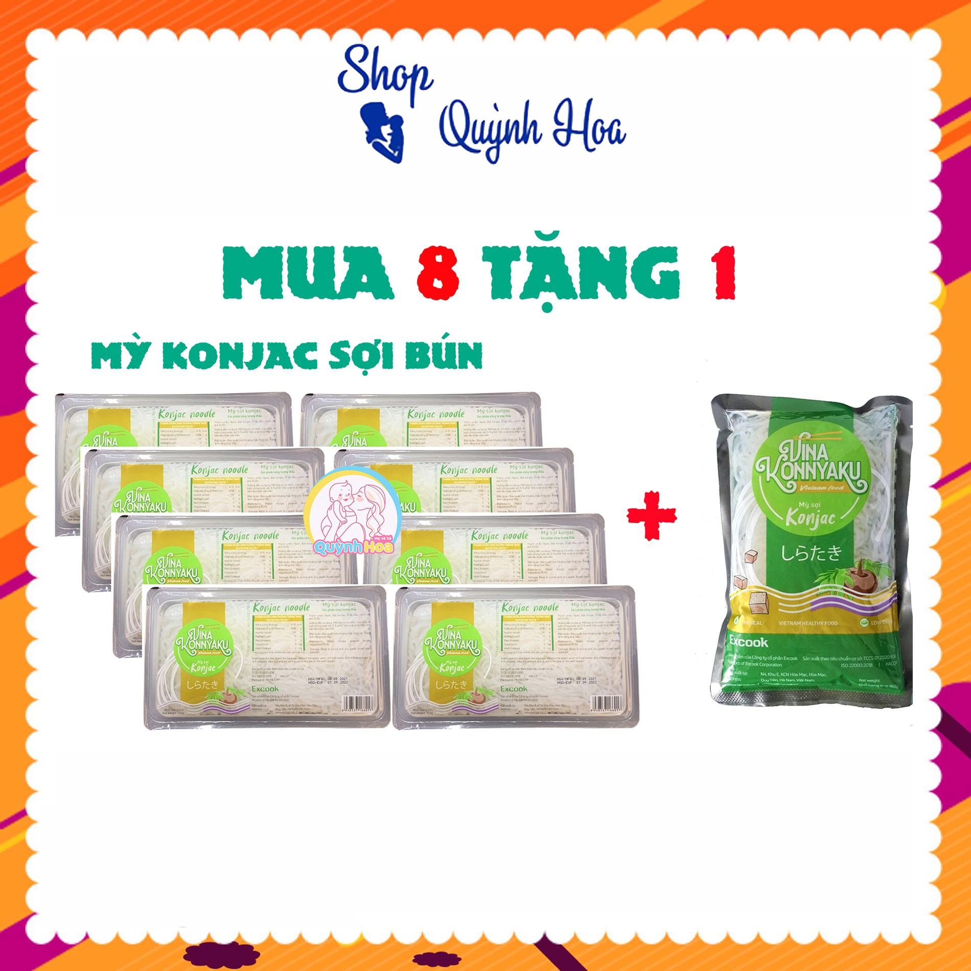 Mỳ konjac / mỳ nưa / bún nưa - mỳ konjac sợi bún rời, 150g phù hợp cho người ăn kiêng keto - eat clean