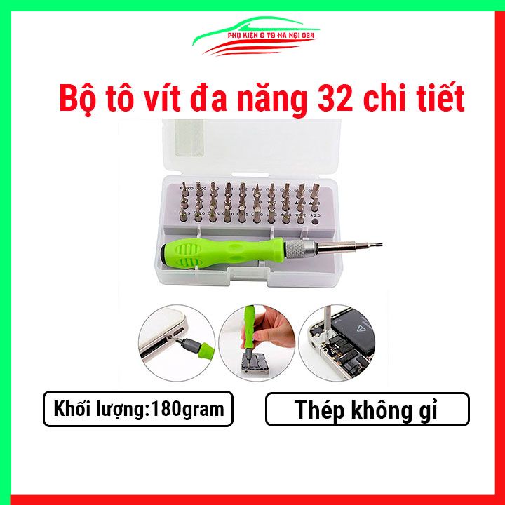 Bộ tua vít đa năng 32 chi tiết loại xịn mở được tất cả các loại linh kiện, điện thoại,...