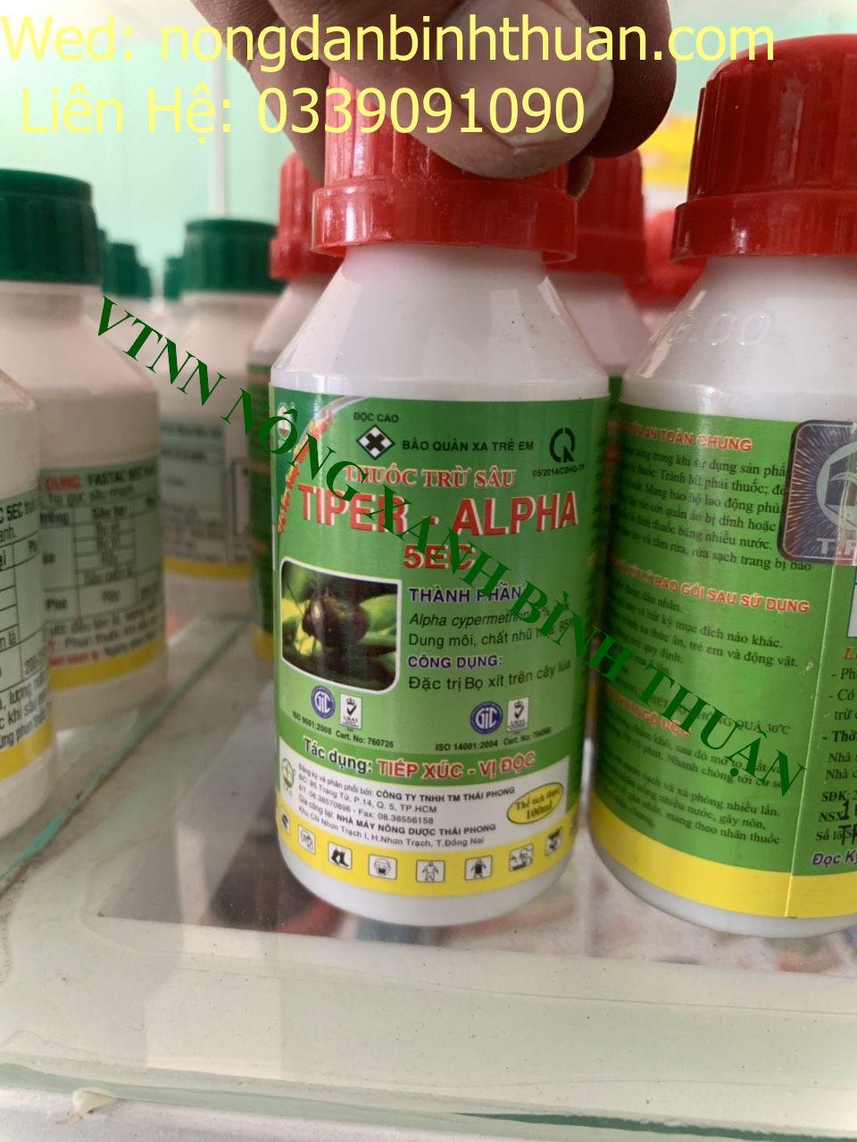 2 chai tiper alpha 5ec chai 100ml thuốc trừ sâu