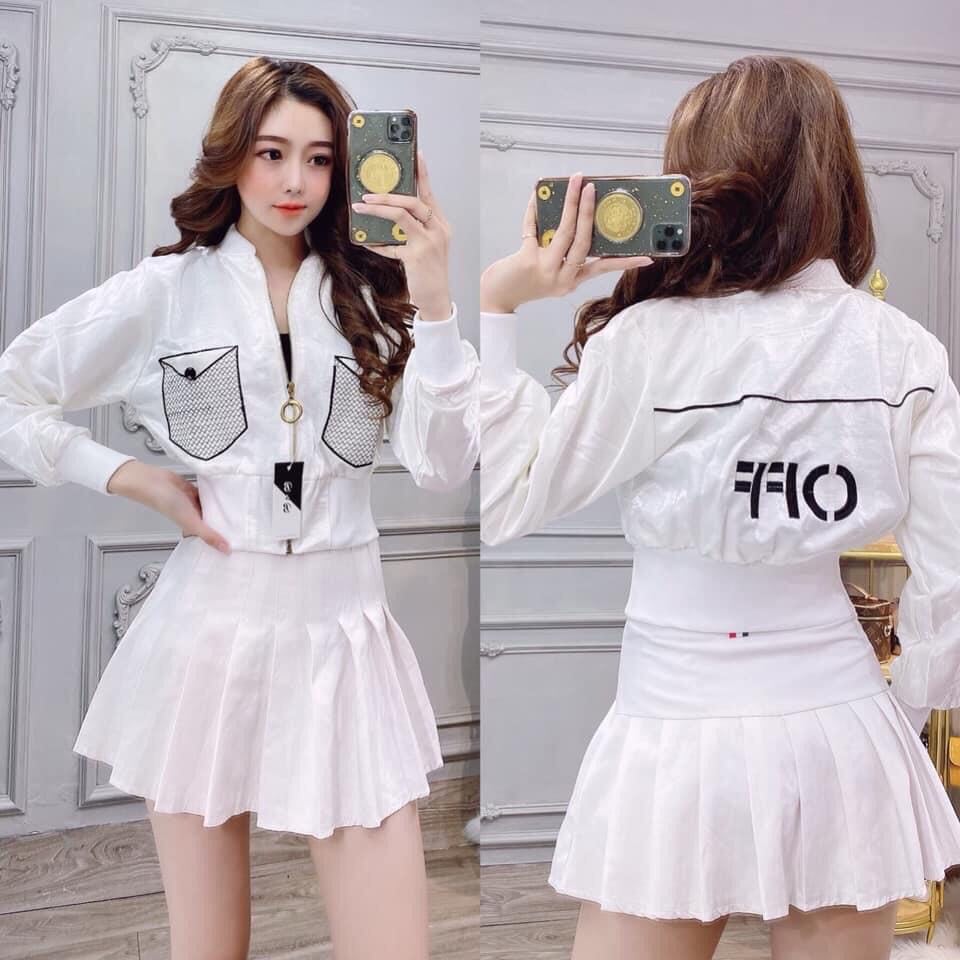 Áo khoác phi thêu túi quảng châu cao cấp