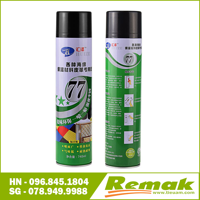 Keo xịt đa năng Chuyên dụng dán mút xốp lọ 750ml