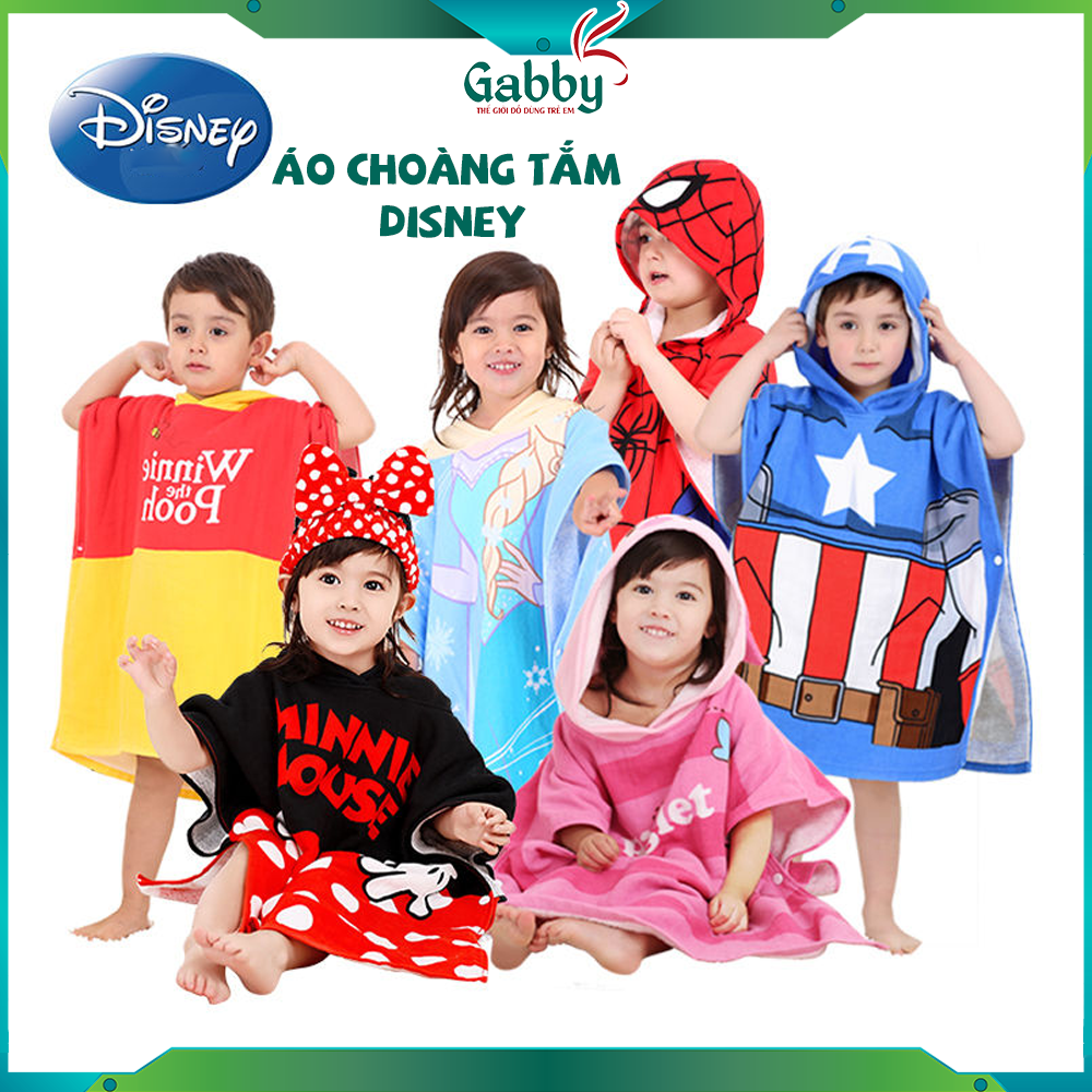 Áo choàng tắm disney 85*65 - gabby store